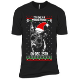 Morning Person Dutch Shepherd Funny Xmas - Premium Short Sleeve T-Shirt