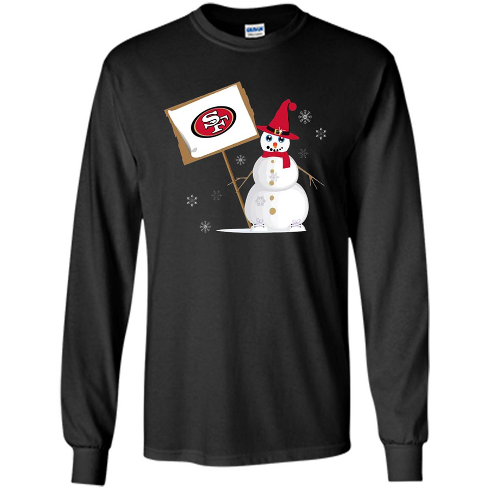 San Francisco 49ers Snowman Funny