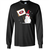 San Francisco 49ers Snowman Funny