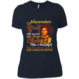 November Girl She Slays She Prays Beautiful Birthday PINGPONG