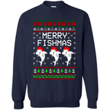 Merry Fishmas Christmas sweatshirt PINGPONG