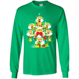 Tea Christmas Tree T-shirt Funny Tea Xmas Gift