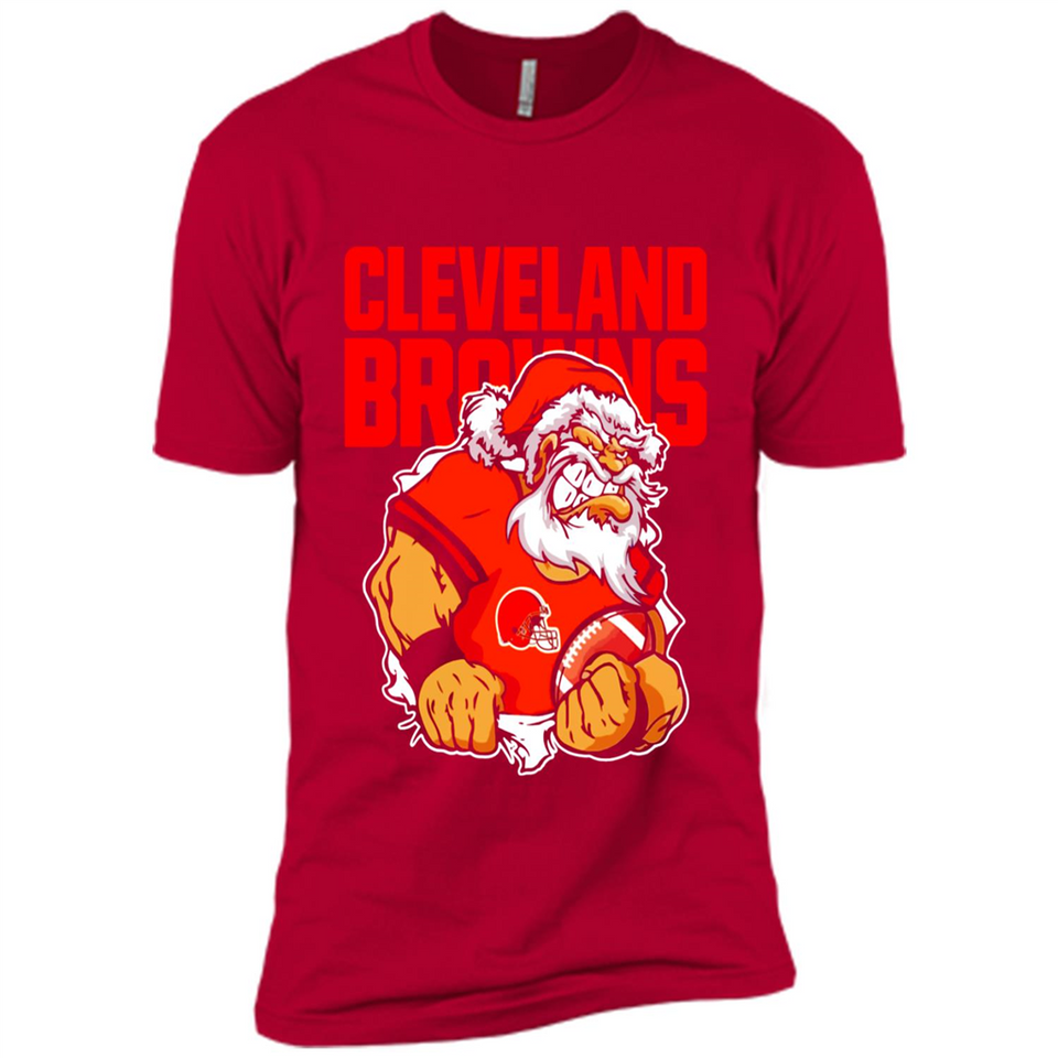 Grumpy Santa Claus Cleveland Browns Football Team PINGPONG