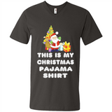 This is My Christmas Pajama Shirt - Santa Bear Tree Gift Tee