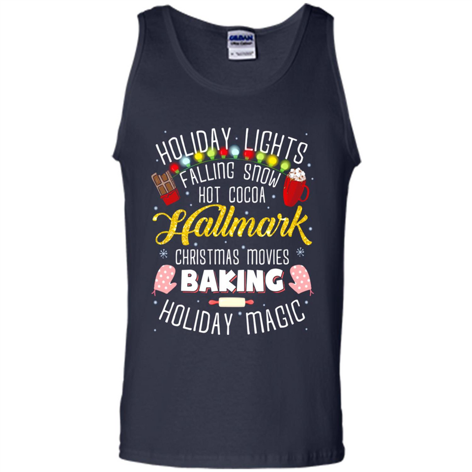 Holiday Lights Falling Snow Hot Cocoa Hallmark Christmas movie