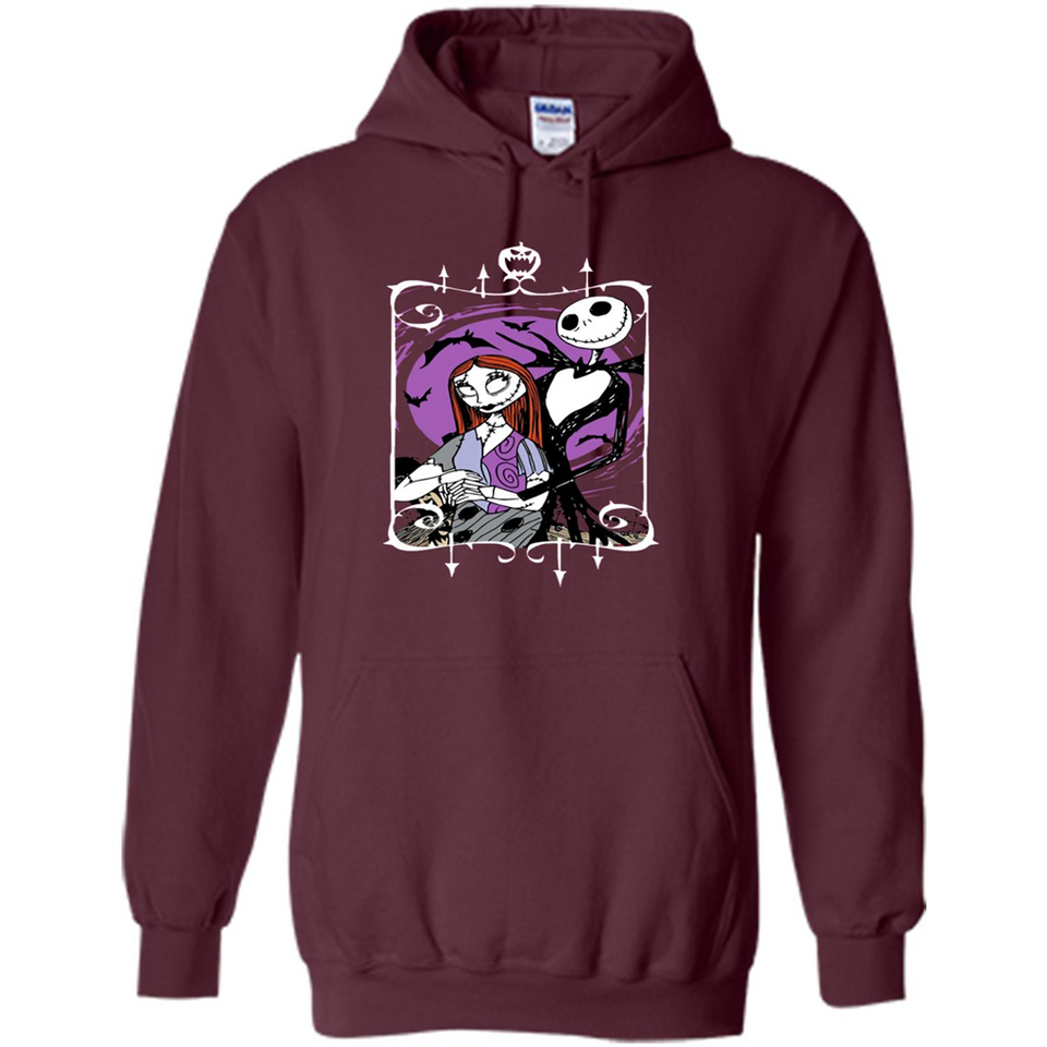 Disney Nightmare Before Christmas Jack And Sally T-Shirt - Hoodie