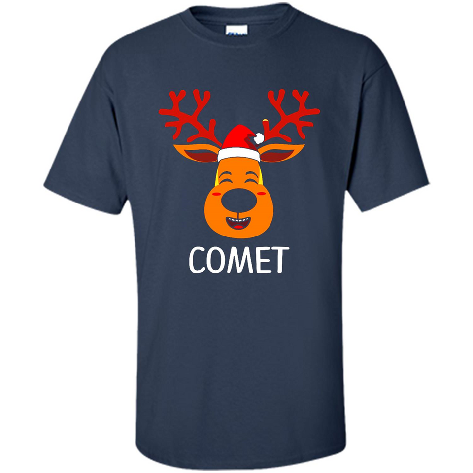Comet Santa Claus Funny Xmas Holiday T-Shirt - Shirt