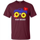 HEART BREAKER BLUE MONSTER TRUCK VALENTINE'S DAY
