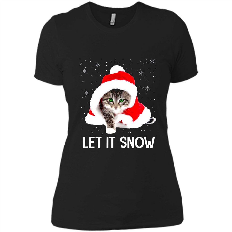 Let It Snow Cat Christmas sweater PINGPONG