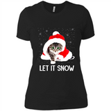 Let It Snow Cat Christmas sweater PINGPONG