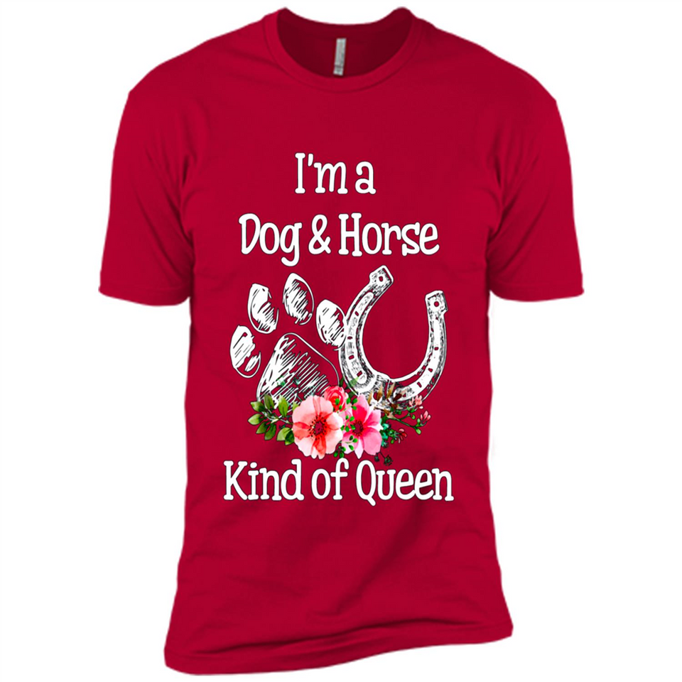 I'm A Dog & Horse Shirt Animal Lover Gift