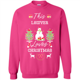 This Lawyer Loves Christmas Tree Shirt with Snowman