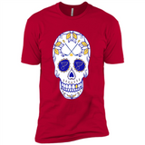 St. Louis Blues Hockey Sugar Skull Day of the Dead