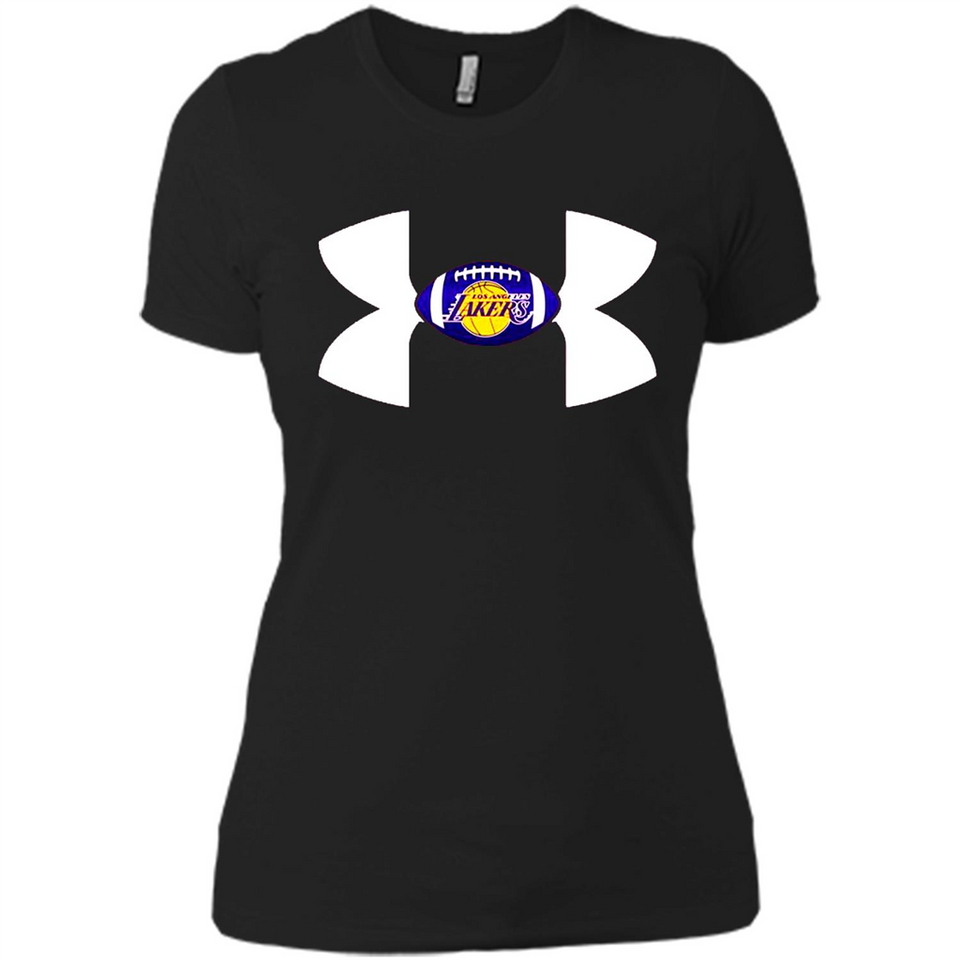 Los Angeles Lakers Under Armour Logo - Ladies' Boyfriend T-Shirt