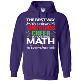 Math Teacher Christmas Shirt Christmas Cheer - Hoodie