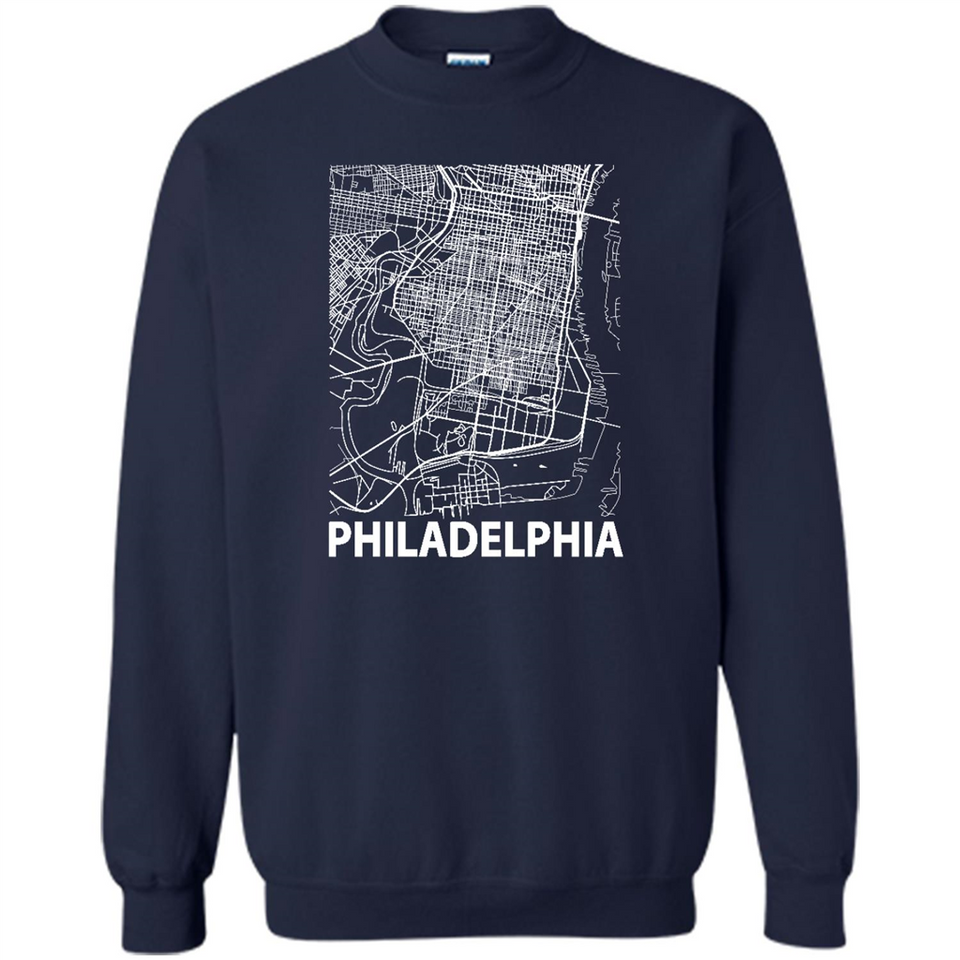 Philadelphia Pennsylvania City Map Souvenir