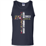 All I need today is a little bit of Hallmark and a whole lot of Jesus - Tank Top