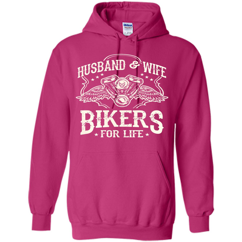Husband & Wife Biker For Life Couple
