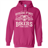 Husband & Wife Biker For Life Couple