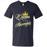 Queens Are Born In November Golden T-Shirt