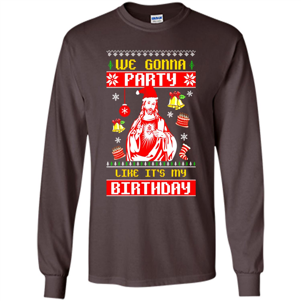 We Gonna Party Like It's My Birthday Jesus Christmas PINGPONG