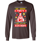 We Gonna Party Like It's My Birthday Jesus Christmas PINGPONG