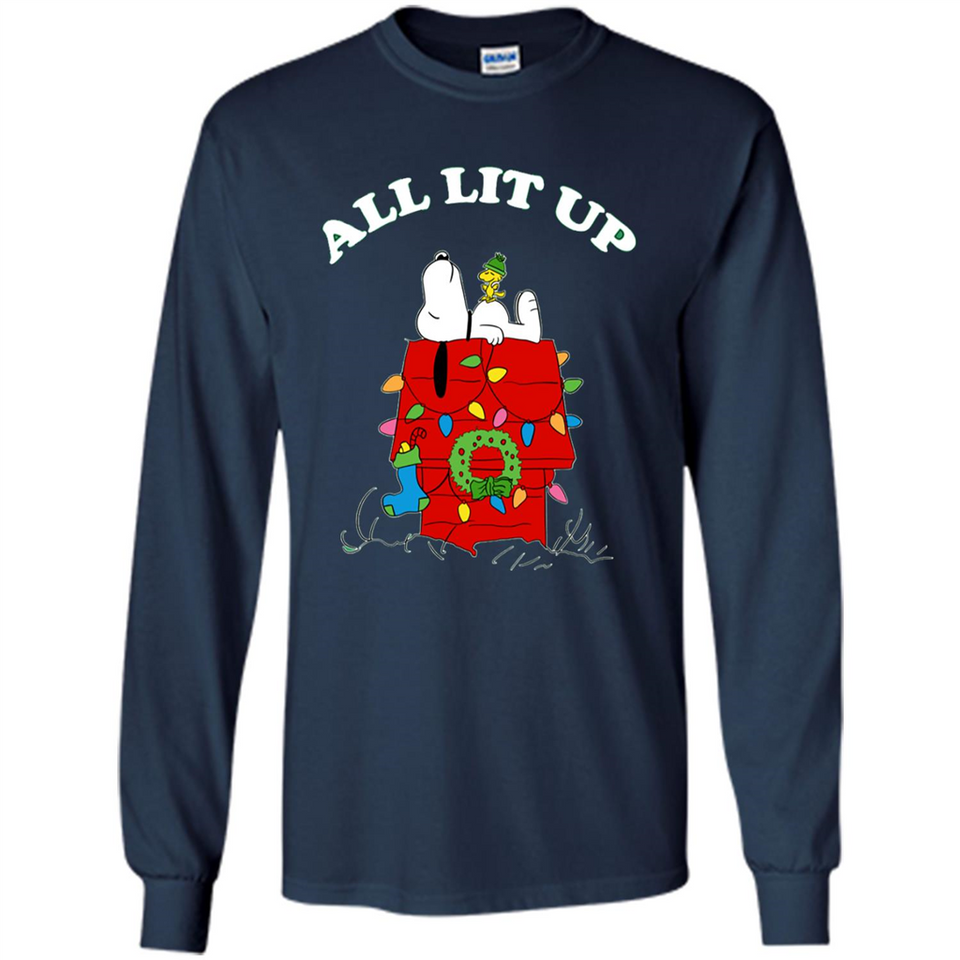 Peanuts By Schulz Snoopy Young Men_s Christmas - Long Sleeve T-Shirt