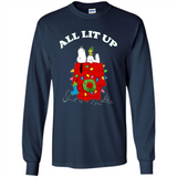 Peanuts By Schulz Snoopy Young Men_s Christmas - Long Sleeve T-Shirt