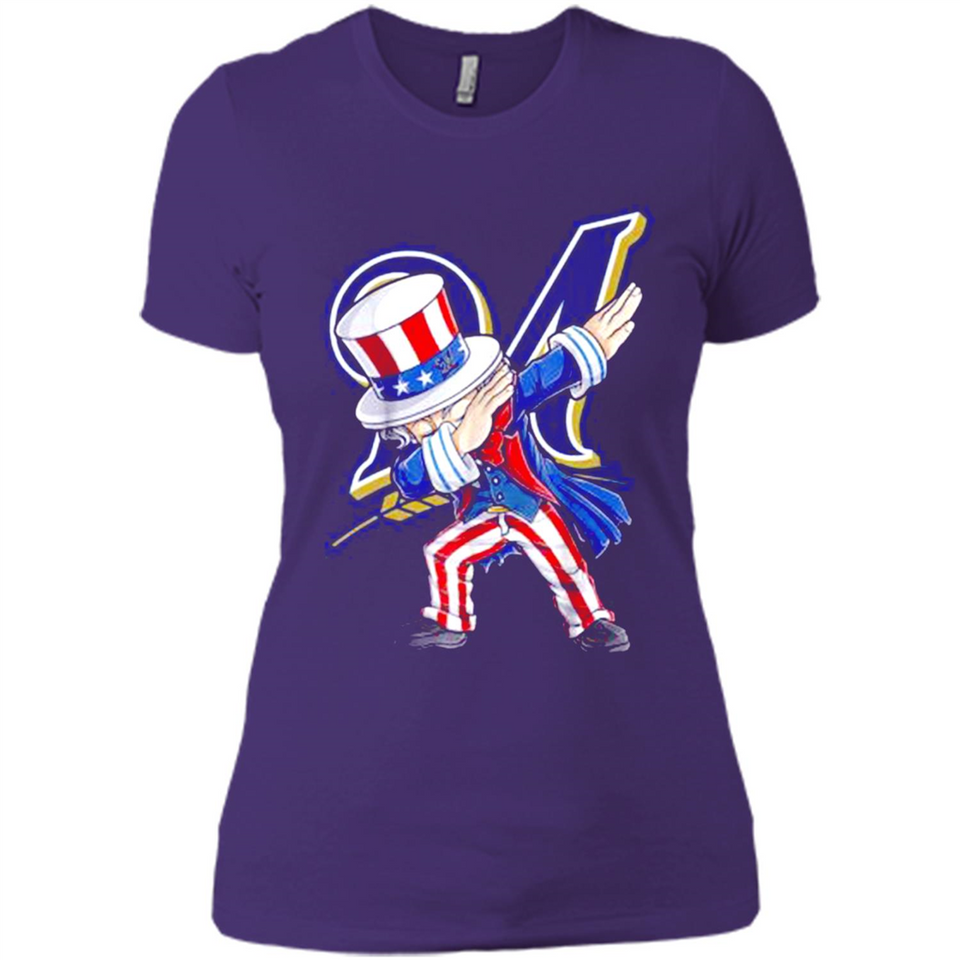 MLB MILWAUKEE BREWERS UNCLE SAM DABBING INDEPENDENCE DAY