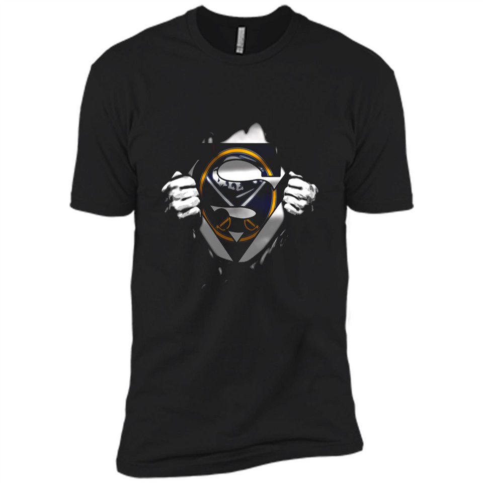 Buffalo Sabres And Superman Fans - Premium Short Sleeve T-Shirt
