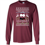 RICK AND MORTY-I TURNED MYSELF INTO A CHRISTMAS SWEATER MORTY UGLY XMAS SWEATER