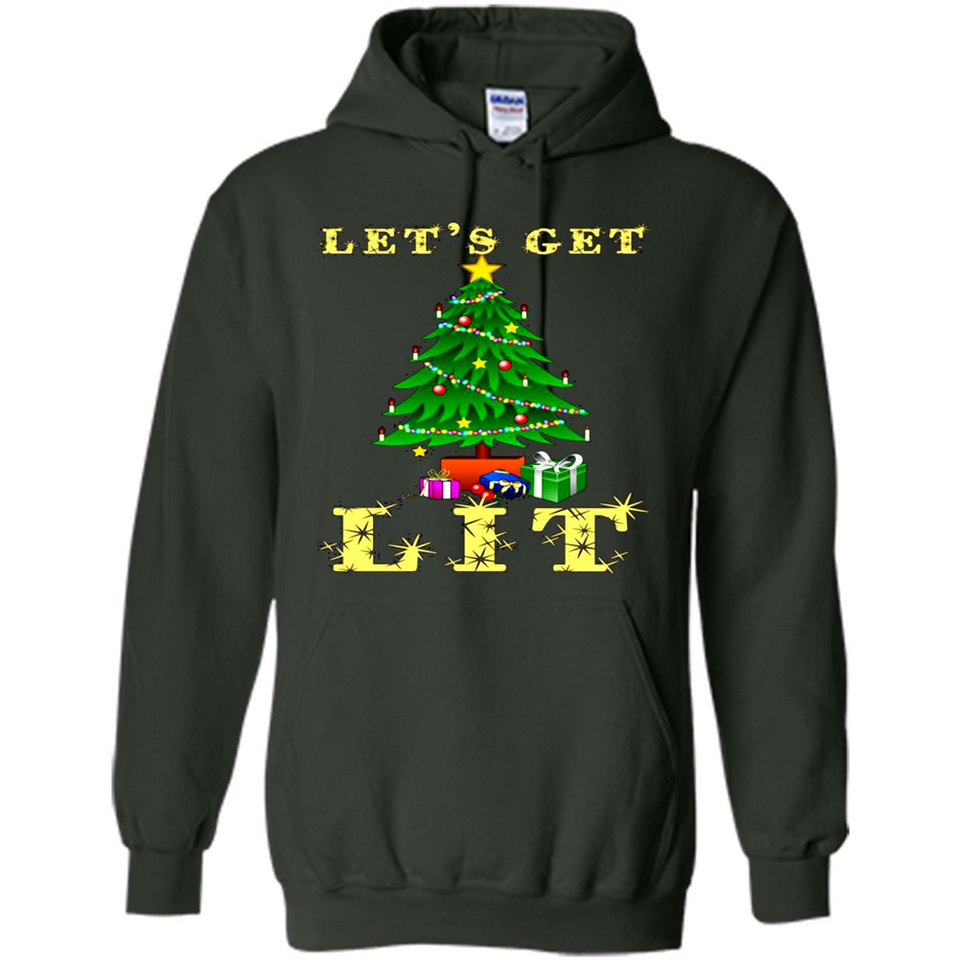 Let’s Get Lit Christmas Drinking sweater PINGPONG