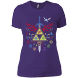 Song of Christmas Time the Legend of Zelda Ugly Sweater Perfect Christmas - Ladies' Boyfriend T-Shirt