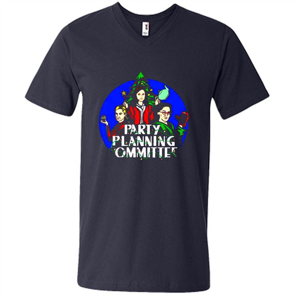 Party Planning Committee Christmas T-Shirt - Men's V-Neck