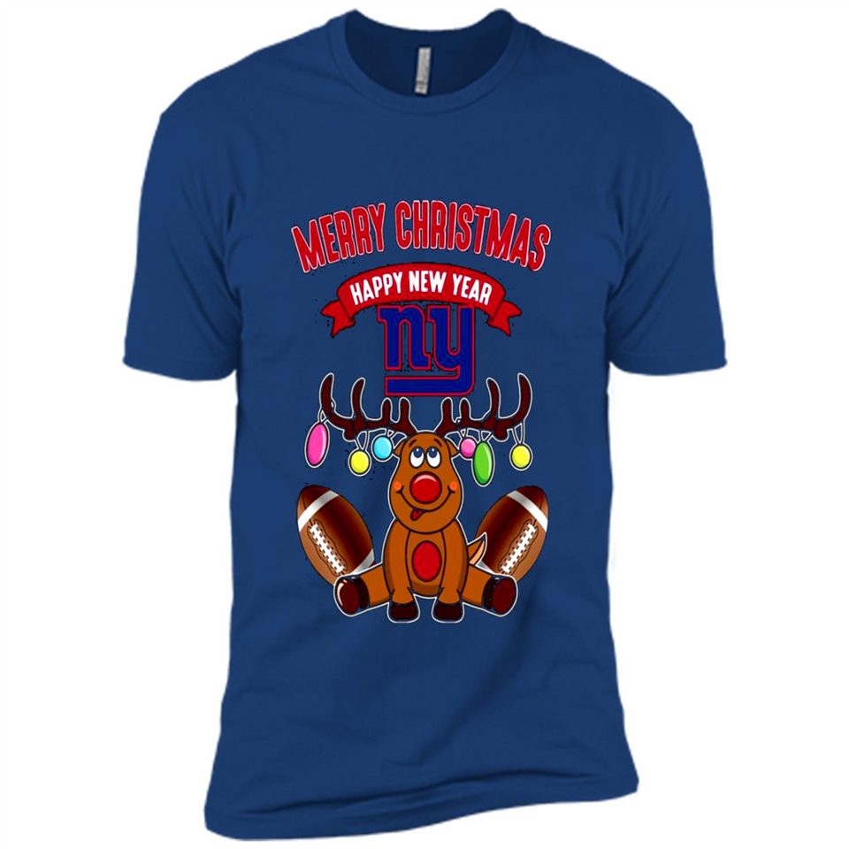 New York Giants NFL Reindeer Funny Merry Christmas And Happy New Year