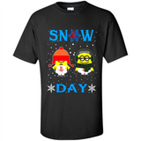 Snow Day Shirt For Houston Rockets Vs Minion Fans pingpong