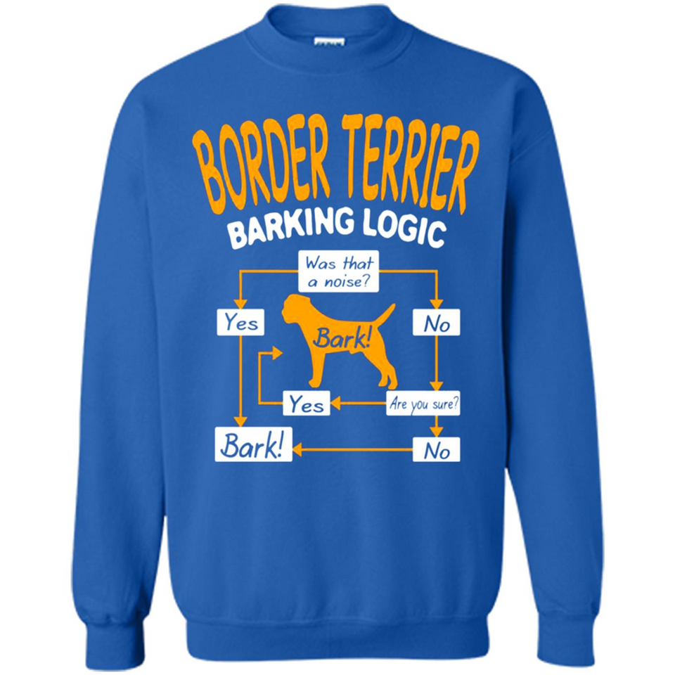 Border Terrier Barking Logic - Sweatshirt