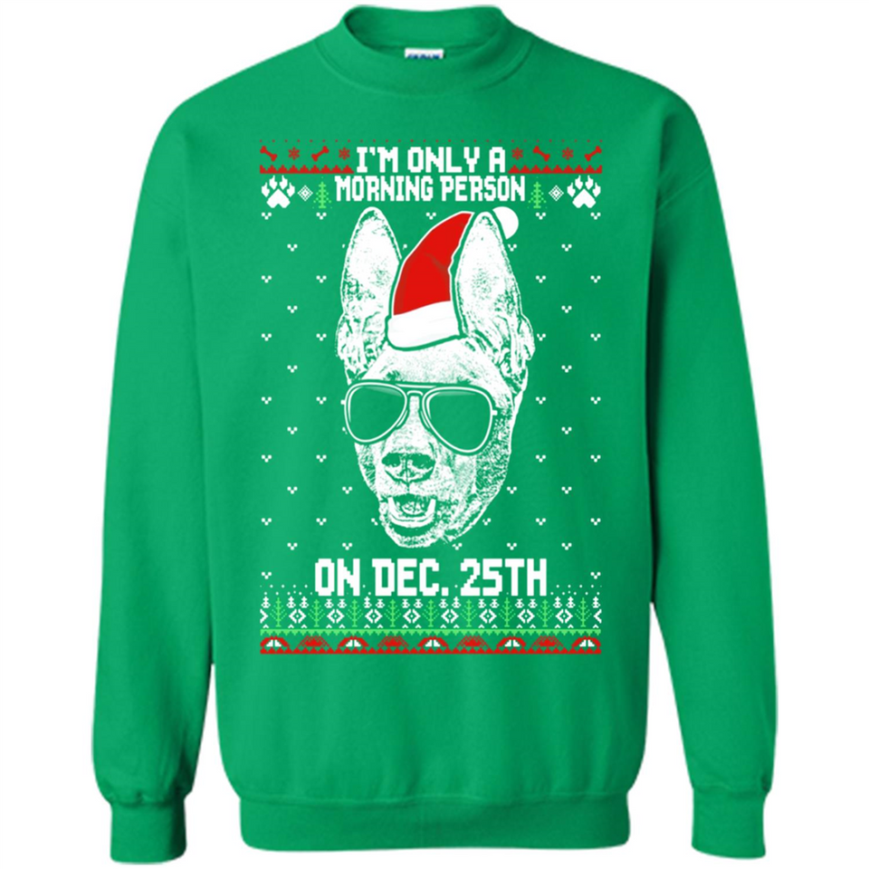 Morning Person Pharaoh Hound Funny Xmas - Sweatshirt