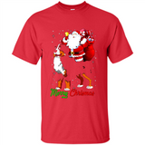 Merry Christmas Santa Claus With Big Dog sweater PINGPONG