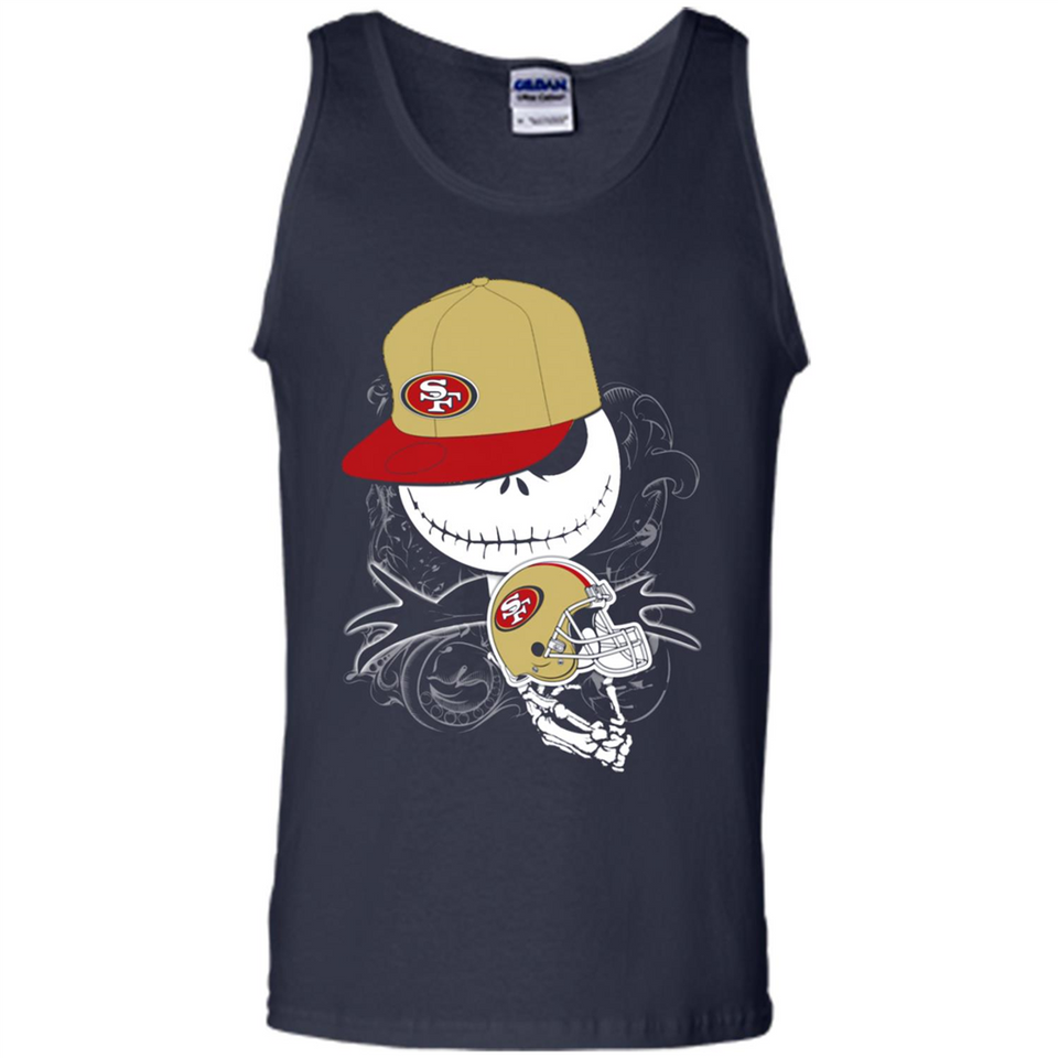 Jack Skellington The Nightmare Before Christmas-49ers Football - Tank Top