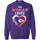 This Woman love Chiefs NFL football team - Sweatshirt