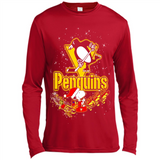 Snoopy Christmas Pittsburgh Penguins - Canvas Long Sleeve T-Shirt