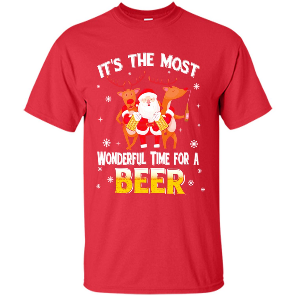 Its The Most Wonderful Time for a Beer - Shirt