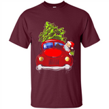 Vintage Santa red Truck Christmas Tree PINGPONG