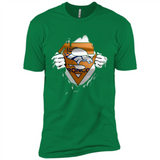 Denver Broncos And Superman Fans - Premium Short Sleeve T-Shirt