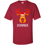Donner Reindeer Santa Claus Funny Xmas Holiday T-Shirt - Shirt