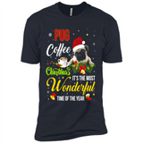 Pug Coffee Wonderful Christmas