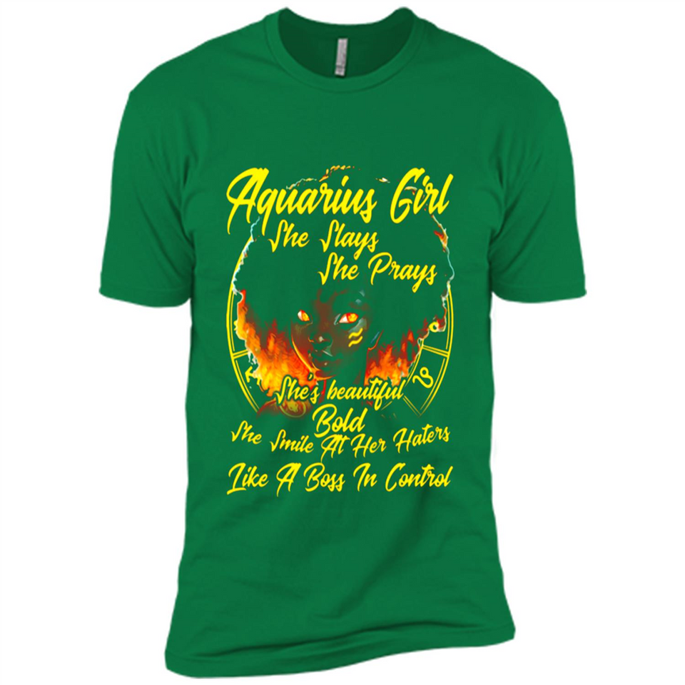 Aquarius Girl She Slays She Prays Zodiac Sign PINGPONG