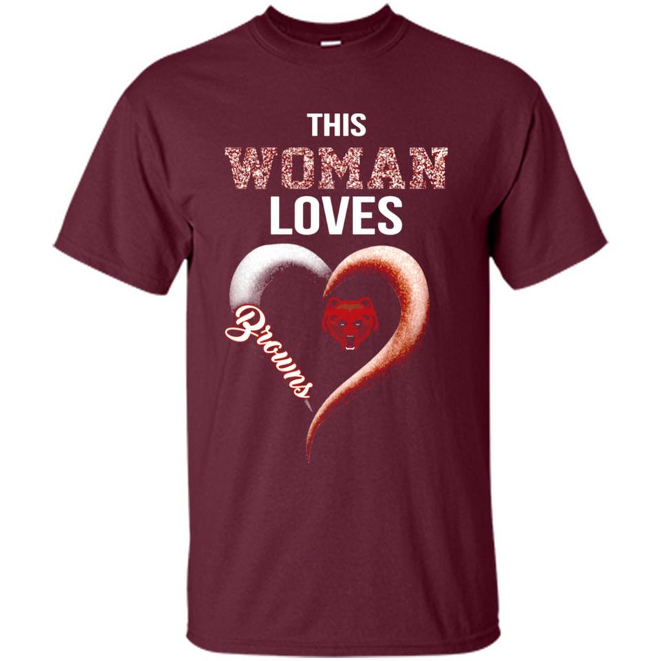 This Woman love Browns NFL football team - Shirt
