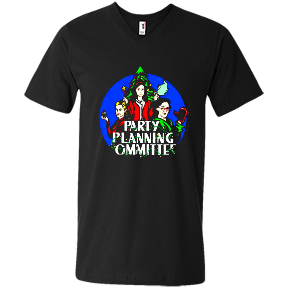 Christmas Party Planning Committee Sweatshirt - Men's V-Neck